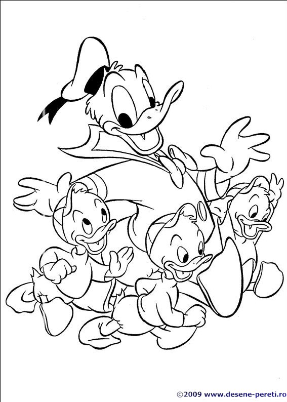 donald desene colorat